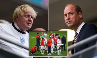 Hoàng tử William bất ngờ vào tận phòng thay đồ an ủi đội tuyển Anh