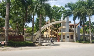 Trường PTTH Nông Cống I. Ảnh CTV