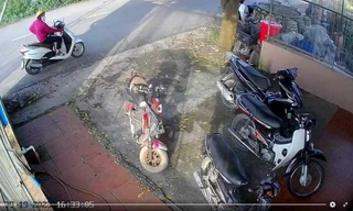 Hình ảnh nghi phạm trước khi bắt cóc cháu bé. Ảnh CACC.