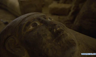 Tiết lộ về màu sơn bí ẩn trên quan tài 2.500 tuổi mới được tìm thấy