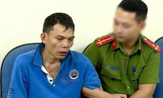 Lo Văn Ương đã bị bắt khi đâm chết công an viên rồi bỏ trốn. Ảnh: Người Lao Động