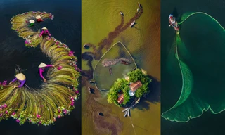 Choáng ngợp với khoảnh khắc chụp Việt Nam nhìn từ trên cao trong giải ảnh quốc tế