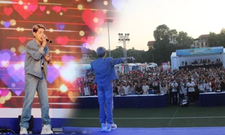 Phát 'sốc' với lượng sinh viên 'đổ bộ' Sóng Festival xem Đức Phúc biểu diễn