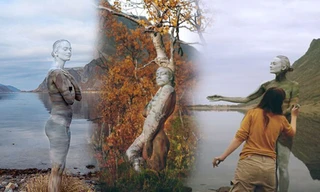 Sửng sốt với bộ ảnh 'body-painting' siêu thực trong giá lạnh 0 độ C