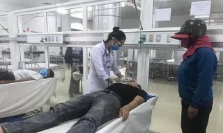 Ông Trần Hậu Tâm cấp cứu tại Bệnh viện Đa khoa vùng Tây Nguyên 