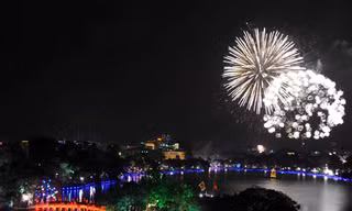 Lung linh pháo hoa chào năm mới 2012