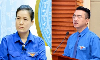 Chân dung chị Vương Toàn Thu Thủy và anh Lê Khắc Nguyên Anh. 