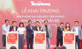 Báo Tiền Phong khai trương Văn phòng đại diện khu vực Đông Bắc Bộ 