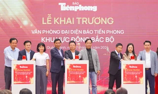 Báo Tiền Phong khai trương Văn phòng đại diện khu vực Đông Bắc Bộ 