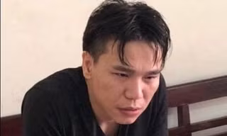 Châu Việt Cường tại cơ qaun công an. Ảnh: ANTĐ