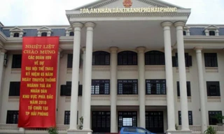 Trụ sở TAND TP Hải Phòng.