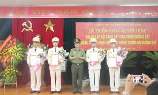 Công an Hà Nội thành lập Đội CSGT đường sắt.