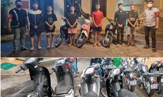 Băng nhóm tuổi teen vác dao kiếm, chai thủy tinh đi khắp phố gây sự