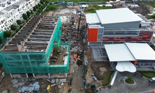 Loạt công trình xây không phép trong trường liên cấp song ngữ tại Hải Phòng