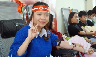 Thầy trò Trường Đại học Hàng hải Việt Nam hiến máu cứu người 