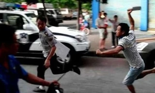 Truy bắt trộm, trưởng đồn công an bị hành hung