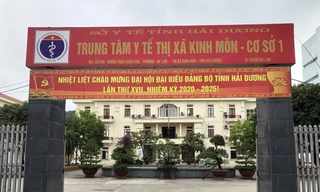 Trung tâm y tế thị xã Kinh Môn. Ảnh: Tư liệu