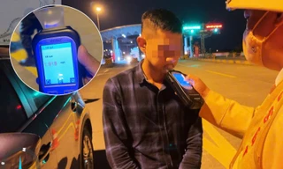 Hải Phòng: Tài xế vi phạm nồng độ cồn vượt gần 5 lần mức phạt kịch khung