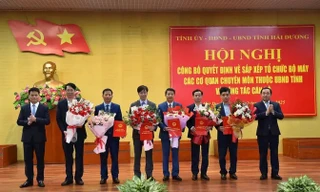 Hải Dương công bố 5 tân Giám đốc Sở sau sắp xếp