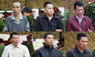 Các bị cáo trong vụ án bị tuyên án tử hình.
