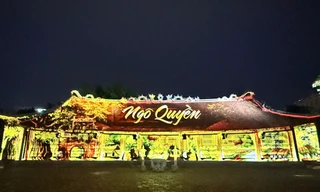 Trình diễn 3D Mapping kể về cuộc đời, chiến công của Đức vương Ngô Quyền