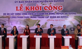 Hải Phòng khởi công dự án công viên đô thị 256 tỷ đồng