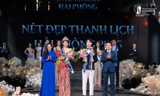 Nữ sinh Đại học Hàng hải trở thành Hoa khôi thanh lịch Hải Phòng