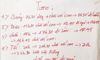 Lịch sinh hoạt hàng ngày của Thuận chột. 