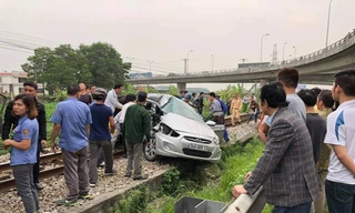 Hiện trường vụ tai nạn.