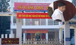 Bị can Trần Xuân Yên - Phó GĐ Sở GD&ĐT (ảnh nhỏ).