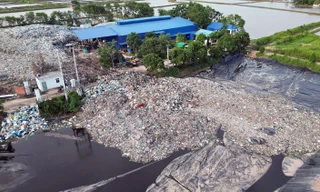 Hải Phòng yêu cầu xử lý bãi rác chất cao như núi ở huyện Tiên Lãng 