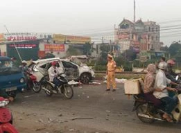 Hiện trường vụ tai nạn