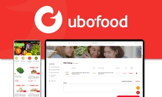 Giao diện ứng dụng Ubofood vừa ra mắt tại Hải Phòng.