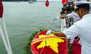 Tưởng niệm các liệt sỹ và nhân dân hy sinh trong chiến thắng trận đầu của Hải quân Việt Nam