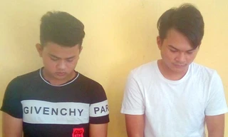 Hai đối tượng trong vụ án.