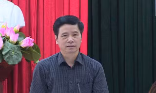 Ông Hoàng Mạnh Phú - Bí thư huyện Phúc Thọ.