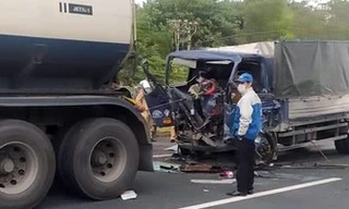 Hiện trường vụ tai nạn.