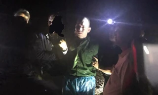 Tử tù Nguyễn Văn Tình bị trinh sát khống chế.