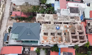 Yêu cầu xử lý nghiêm vụ vợ Chủ tịch phường xây 9 nhà liền kề không phép