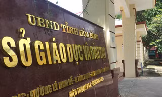 Trụ sở Sở GD&ĐT Hòa Bình.