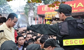 Thiết lập 5 vòng an ninh bảo vệ lễ Khai ấn đền Trần