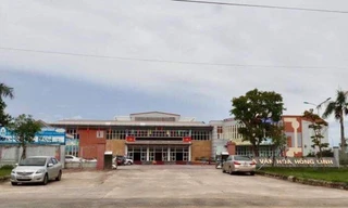 Trụ sở Trung tâm Văn hóa TX Hồng Lĩnh, nơi xảy vụ việc