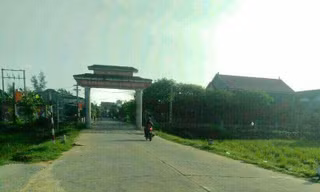 Con đường vào xã Kỳ Phú, nơi người dân nghe tiếng nổ 