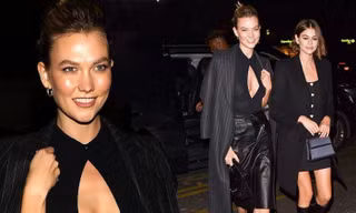 Siêu mẫu 1m88 Karlie Kloss diện váy hở ngực, đọ sắc con gái Cindy Crawford