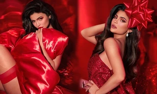 Em út tỉ phú nhà Kardashian quyến rũ đón Giáng sinh sớm