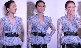 Châu Tấn trẻ trung xinh đẹp rạng ngời giữa bão tin đồn kết hôn đồng tính