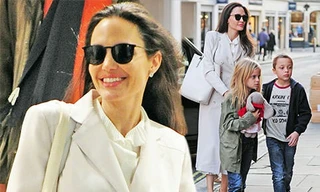 Angelina Jolie rạng ngời quyến rũ ở London