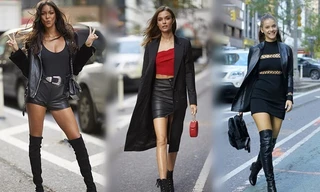Đội thiên thần Victoria’s Secret chân dài hút mắt trên phố New York
