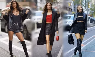 Đội thiên thần Victoria’s Secret chân dài hút mắt trên phố New York