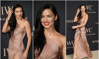 Thiên thần nội y Brazil siêu gợi cảm với váy xẻ cao